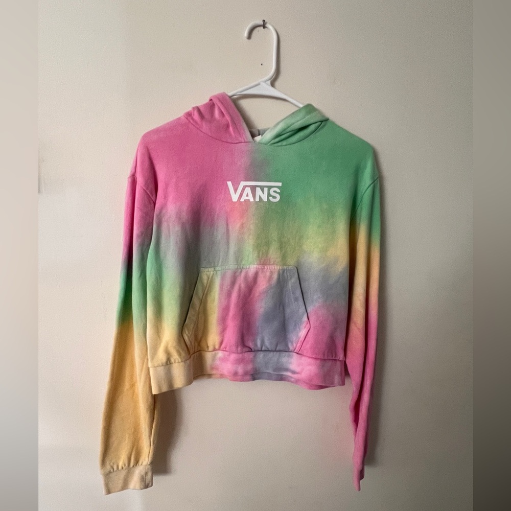 Vans Pastel Tie-Dye Cropped Hoodie